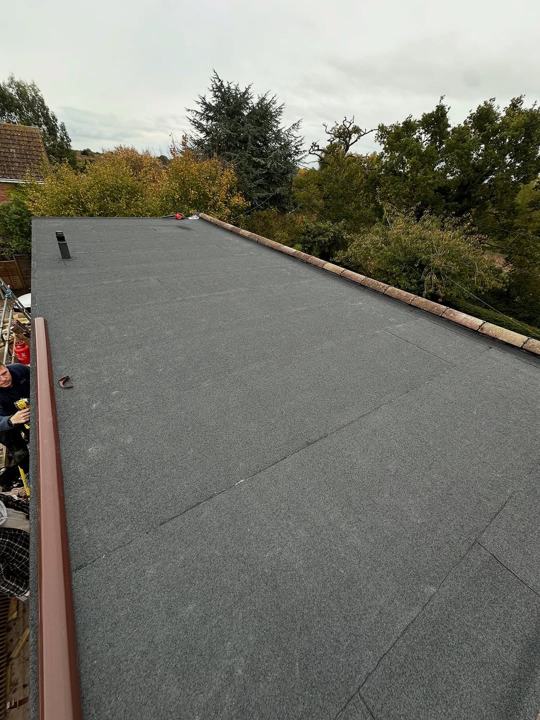 50m2 3 layer torch on system on a recent dormer project!