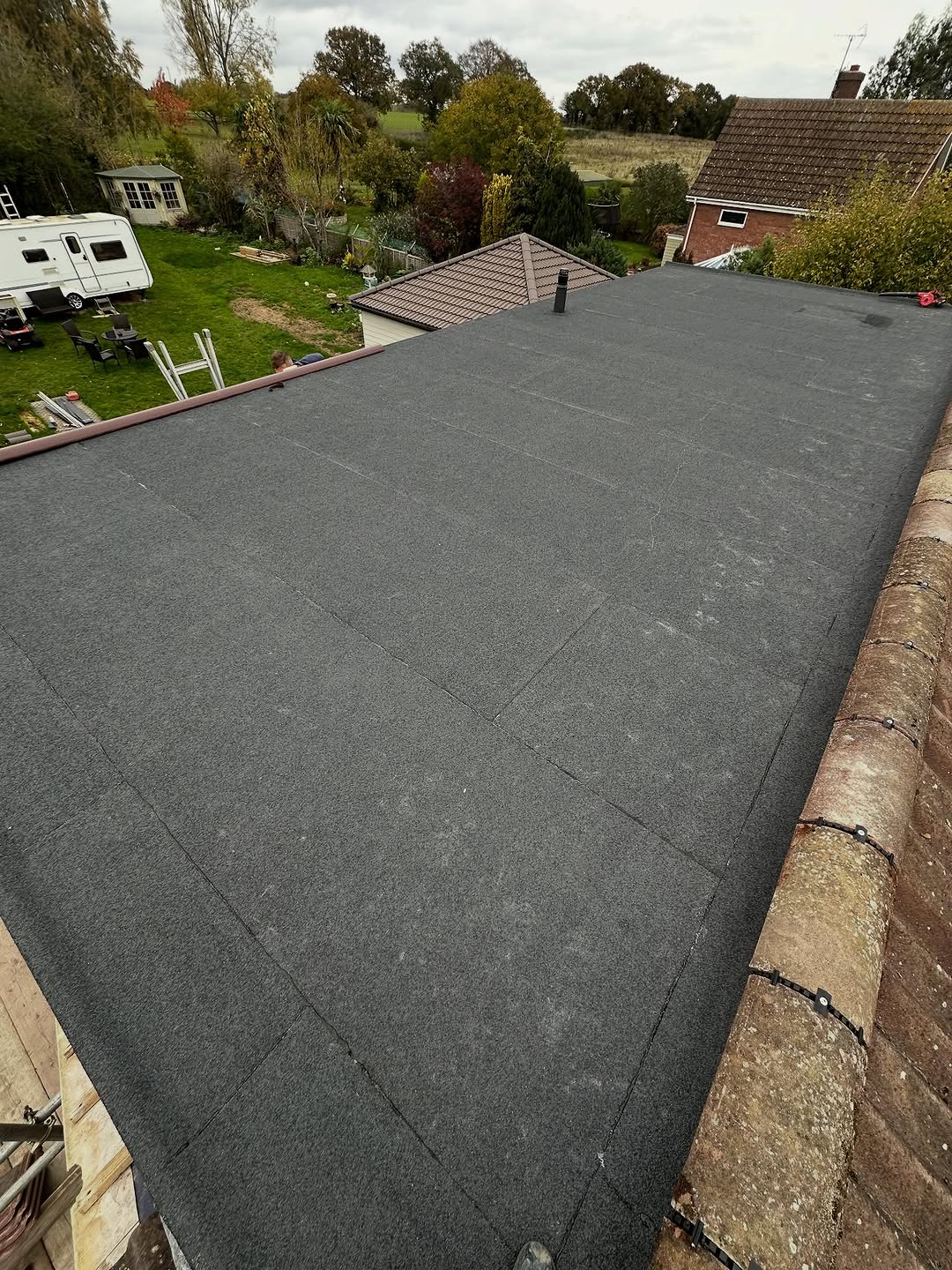 50m2 3 layer torch on system on a recent dormer project!